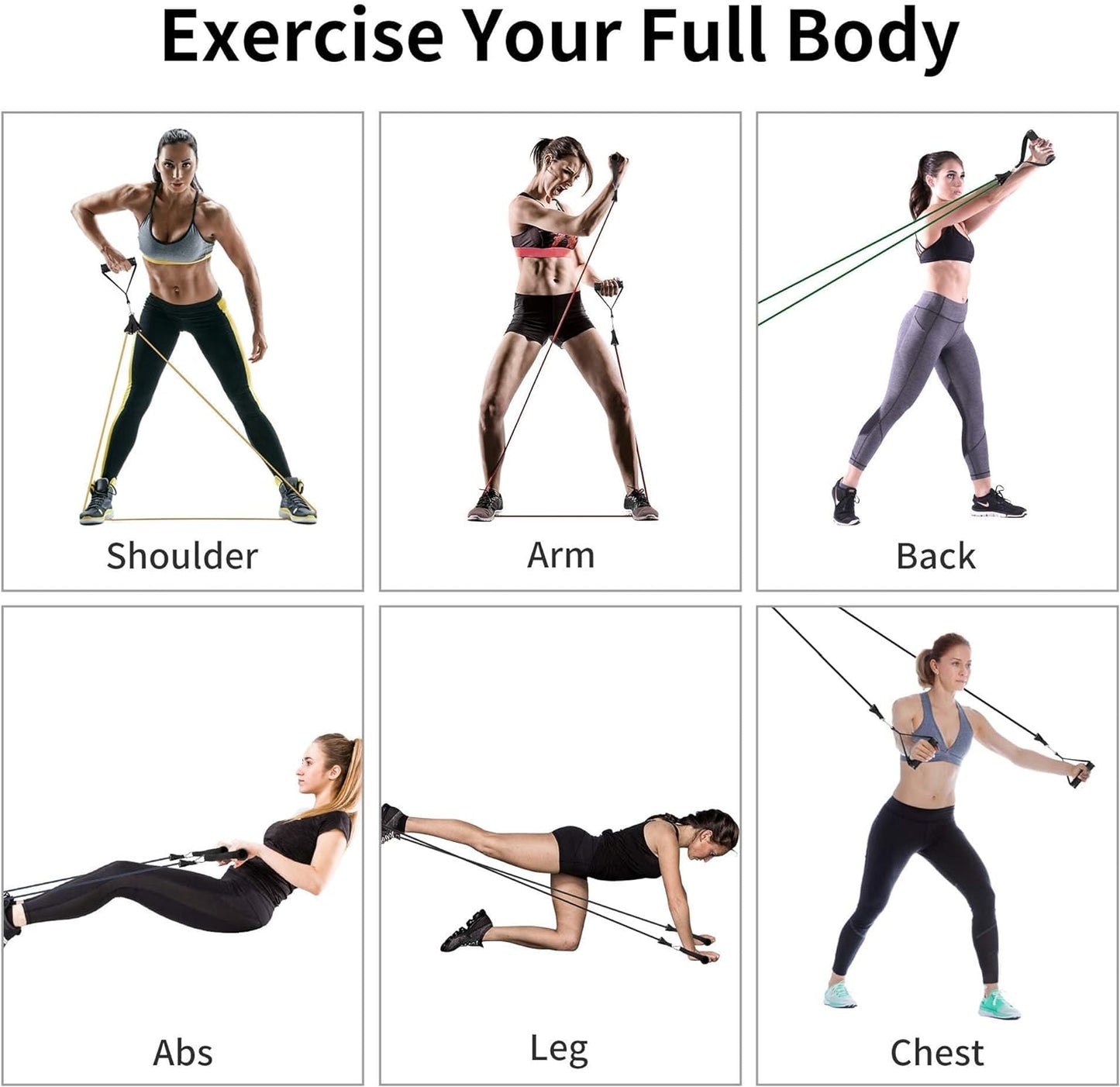 14 Pcs Resistance Band Set